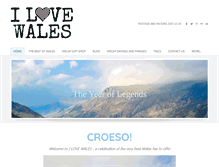 Tablet Screenshot of ilovewales.com